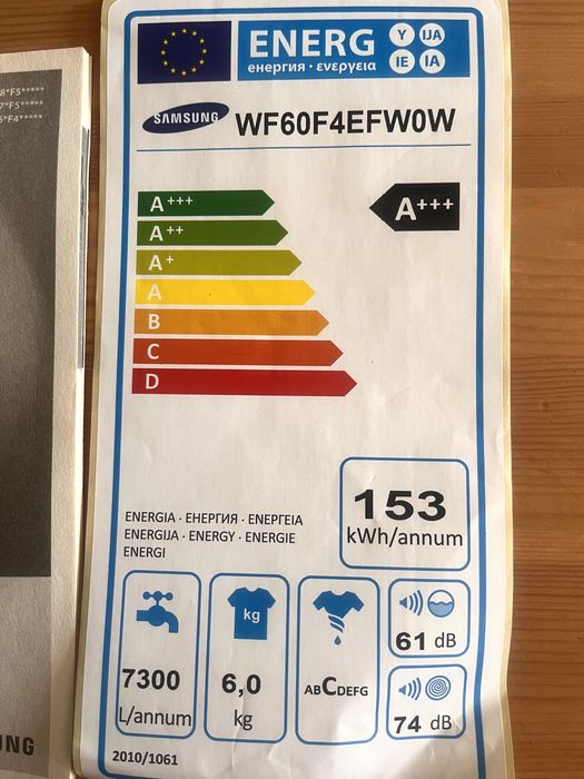 Pralka Samsung WF60F4EFW0W