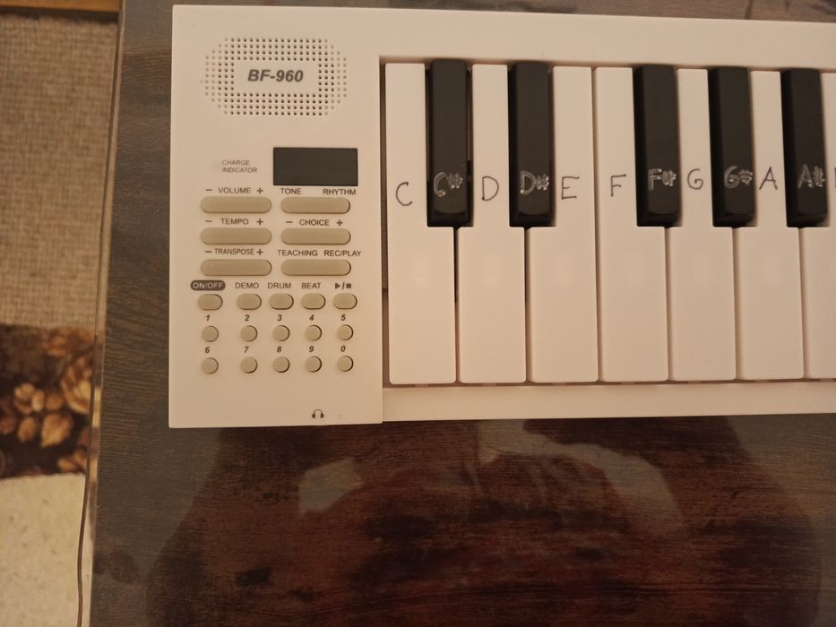 Składane pianino keyboard elektroniczny