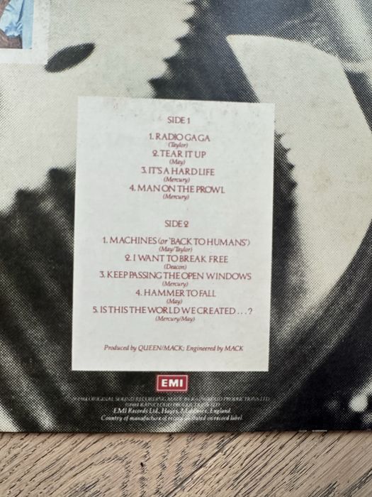 Queen  The Works winyl