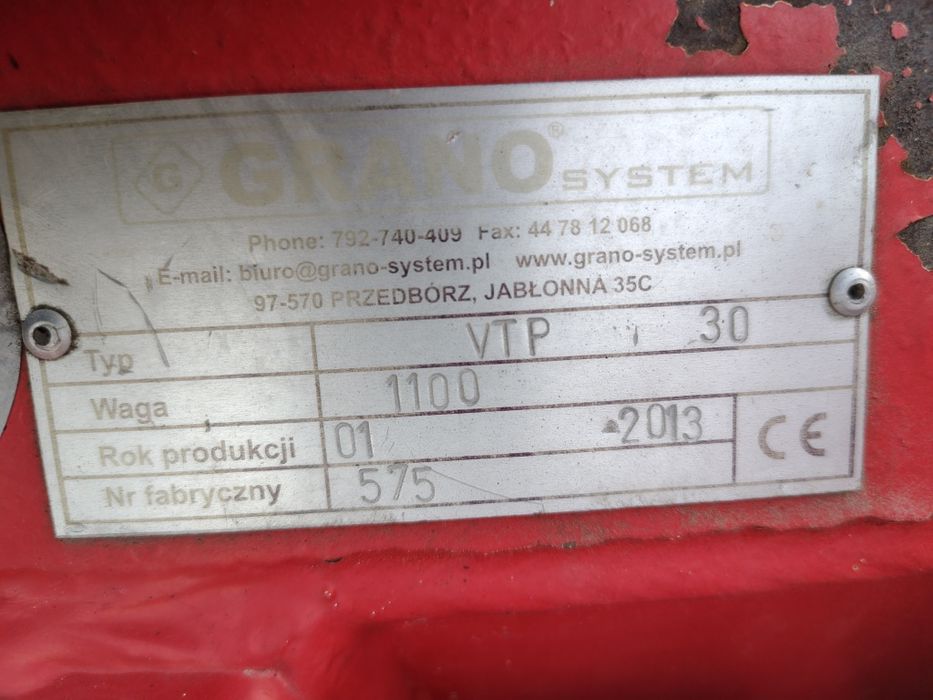 Agregat uprawowy z hydropakiem grano system  3m.