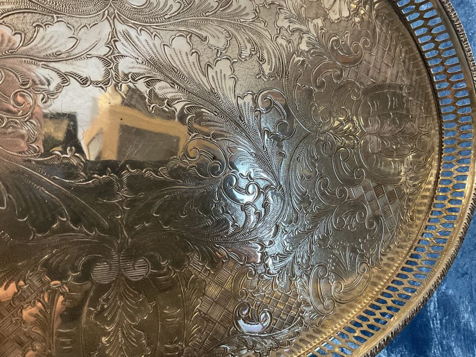 Bandeja grande casquinha inglesa com 38x25 cm   Anúncios abaixo