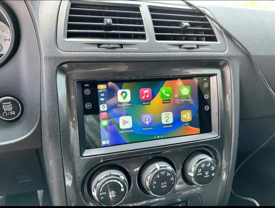 Rádio Android 14 com GPS Jeep Wrangler, Compass, Doodge, Chrysler.