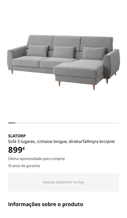 Vendo Sofá SLATORP do Ikea