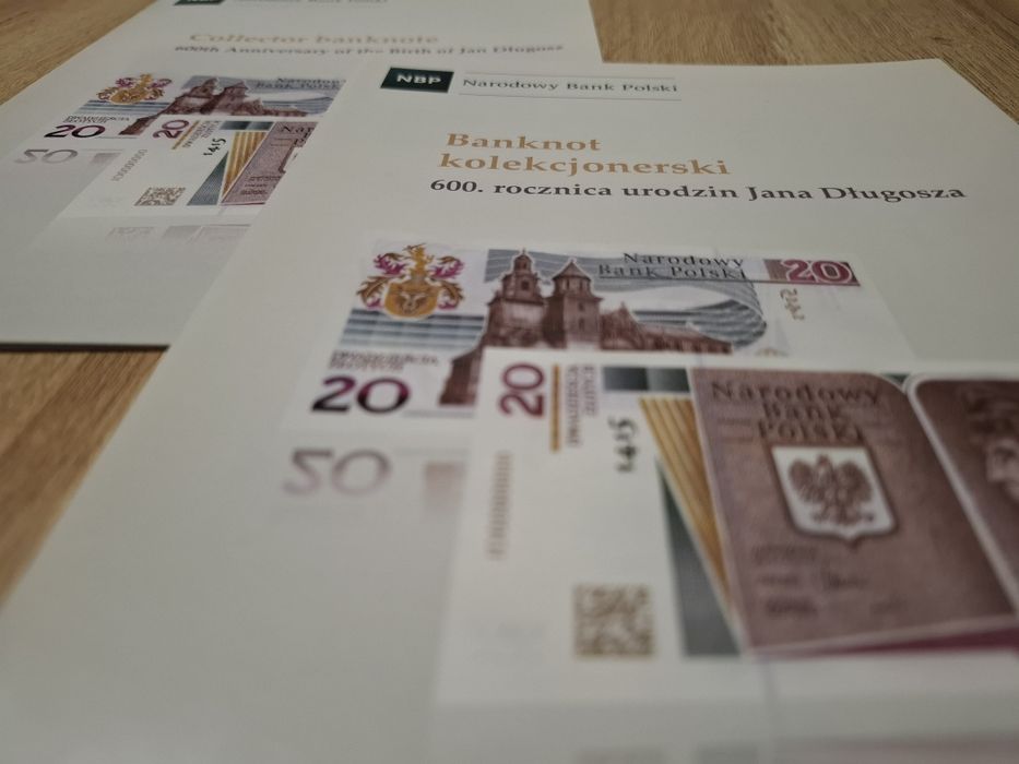 Folder - 600.rocznica urodzin Jana Długosza - 2 szt.