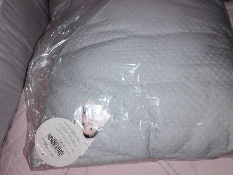 protetor de cama de bebé + edredão + almofada PIM PAM PUM
