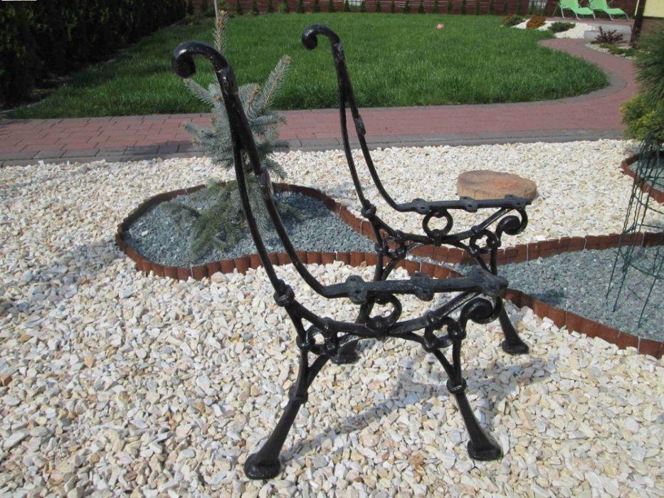 NOGI ŻELIWNE do Ławki Stołu Meble Ogrodowe różne wzory