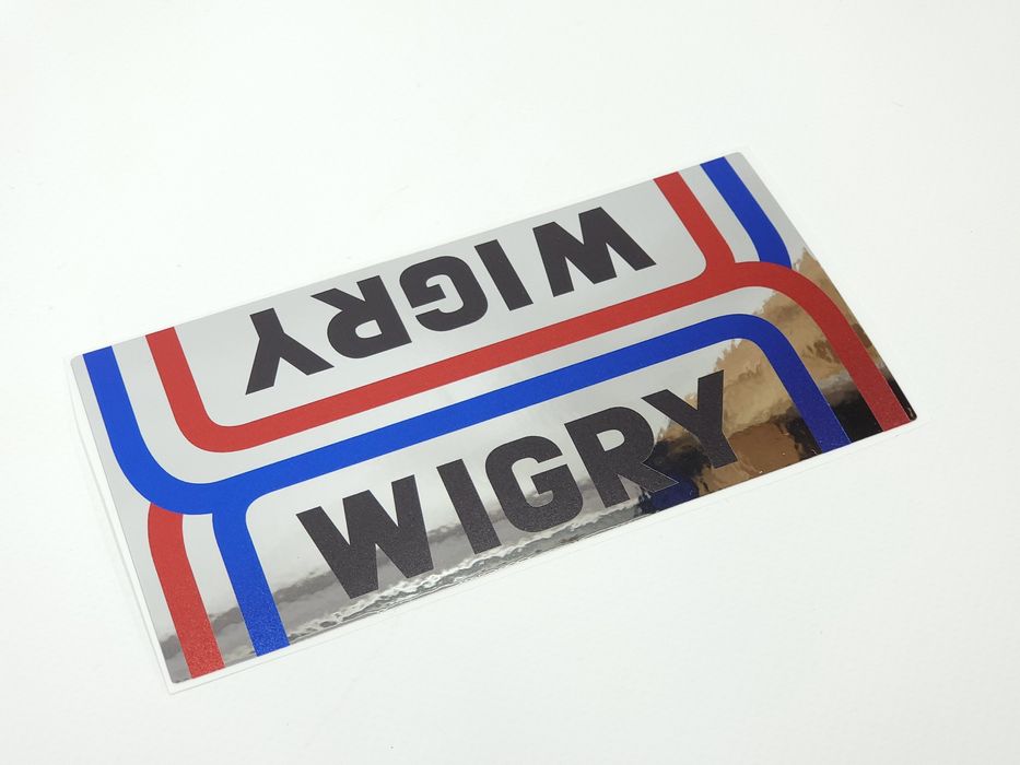 NOWA Naklejka Romet Wigry na ramę Emblemat