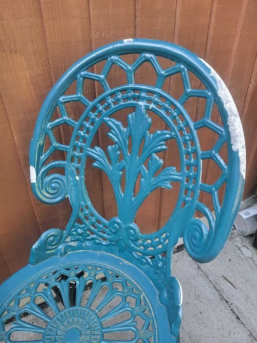 Bistro zestaw mebli ogrodowych żeliwo/ aluminium. Super jakość i cena