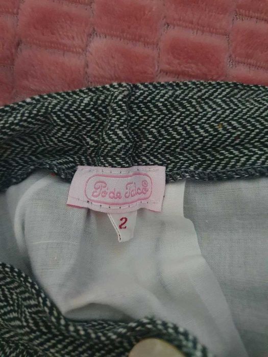 Saias menina 2 anos Laranjinha e Pó de Talco