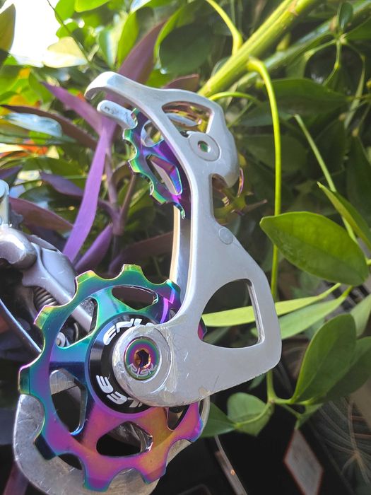 Przerzutka tył Shimano XTR RD-M951 8s biegów/rzędów 3x8 zmodyfikowana