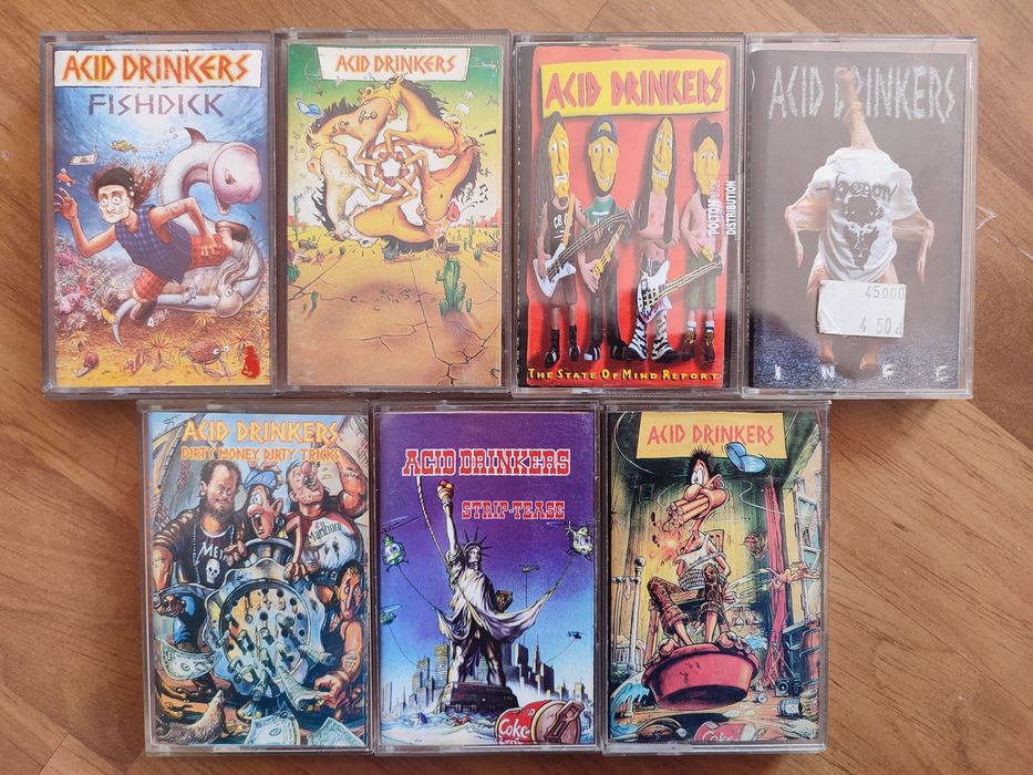 Zestaw Kaset Acid Drinkers Metal