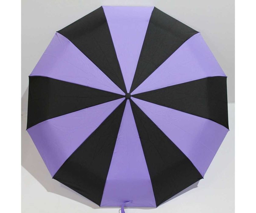 Женский зонт автомат 12 спиц карбон антиветер радуга радужный зонт