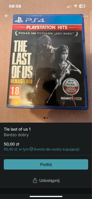 The last of us 1, gra ps4