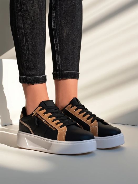 36 37 38 trampki 39 40 tenisówki sneakersy na platformie zamek wiązane