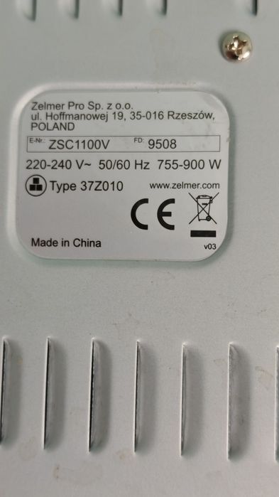 Parowar Zelmer 37z010