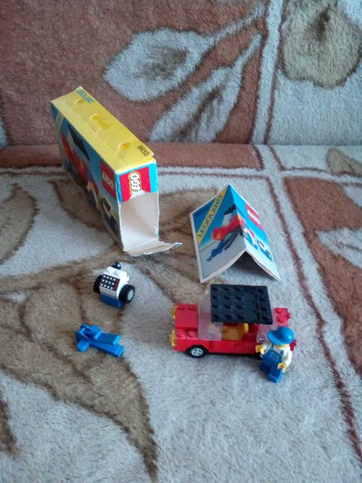 Lego 6655 Auto & Tire Repair z 1984 r. zestaw+pudełko+instrukcja