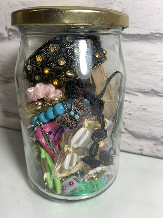 Zestaw biżuterii słoik noespodzianka