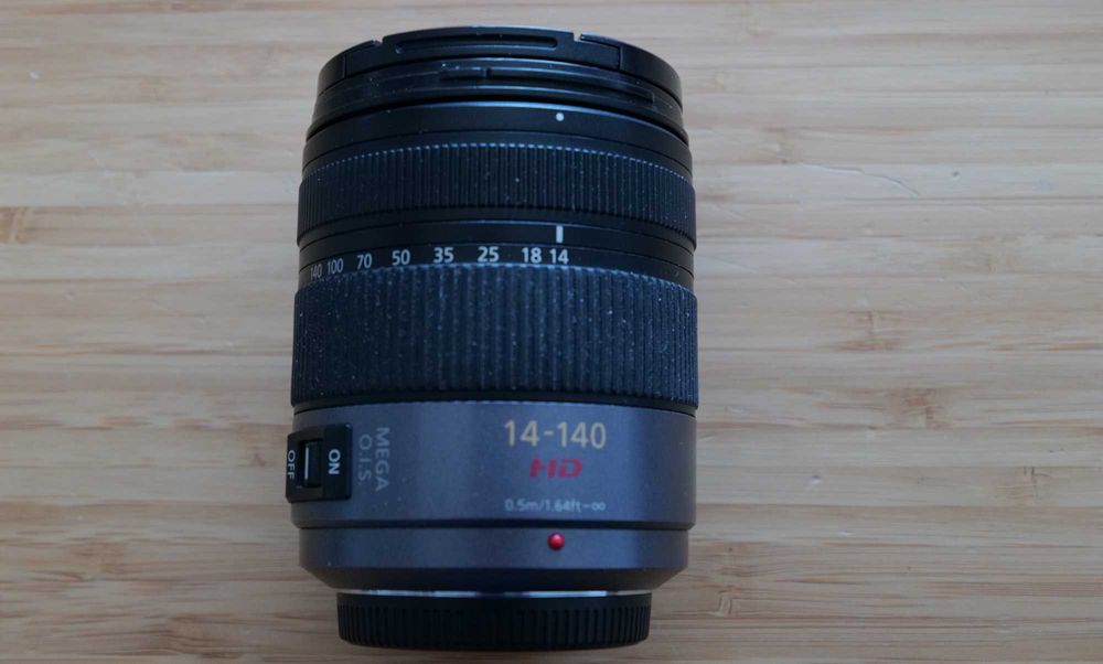 Objetiva Panasonic Lumix G 14-140 MFT Micro 3/4