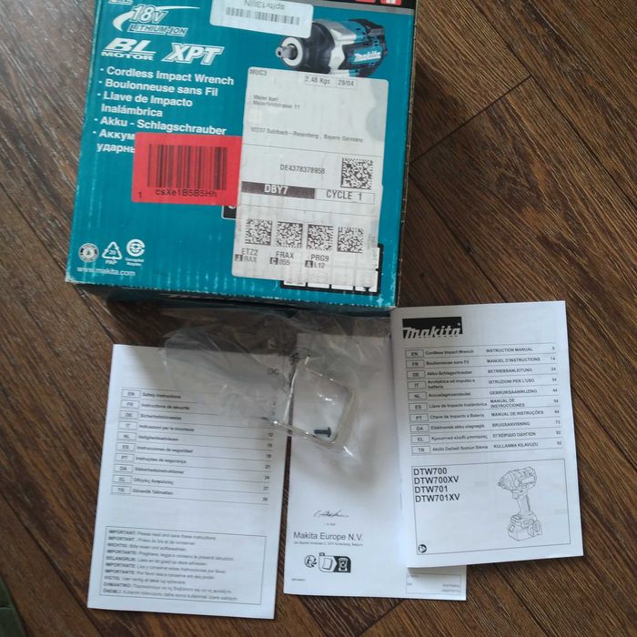 Гайковерт Makita DTW701Z