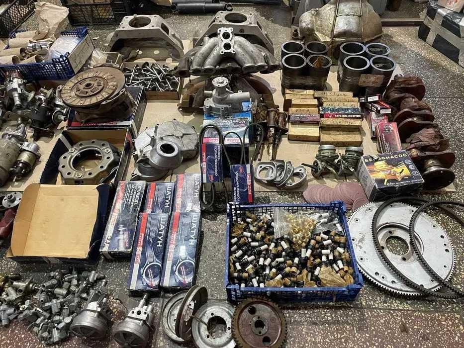Запчасти двигателя Уаз 452, Уаз 469, Газ 21, Газ 22, Газ 24