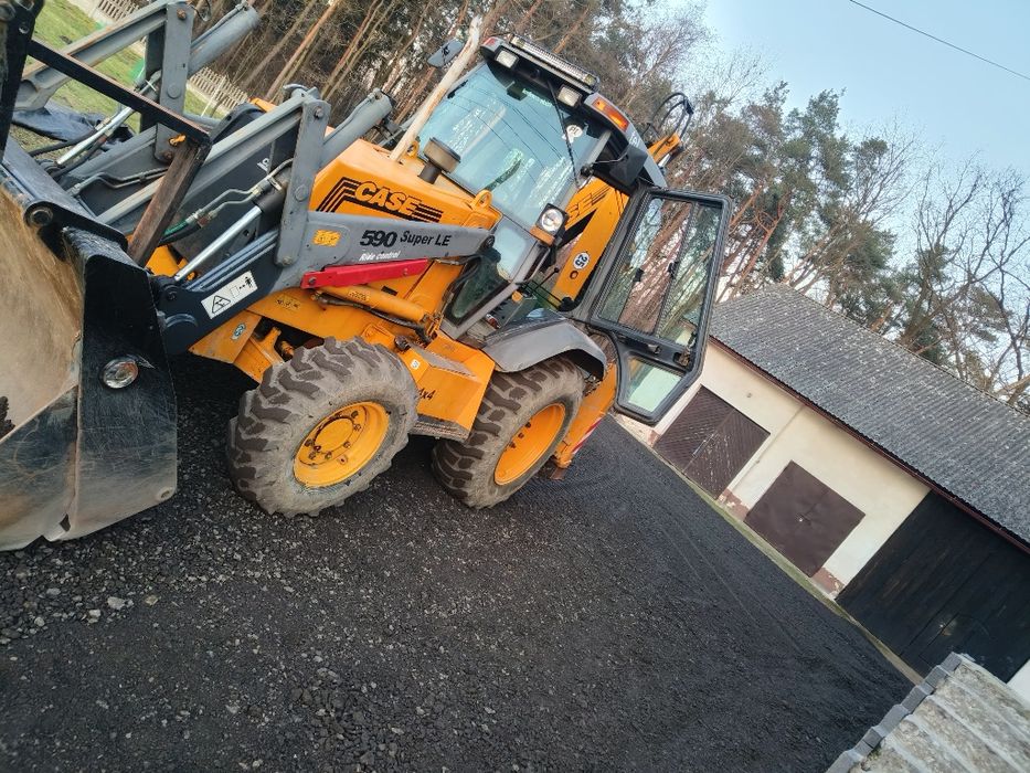 Usługi i wynajem minikoparki, koparko ładowarki ,transport kiper