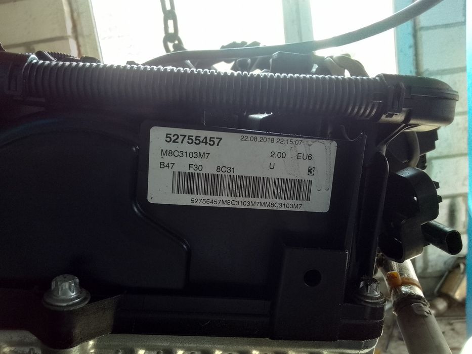 Silnik B47 słupek Bmw F30 F10 G20