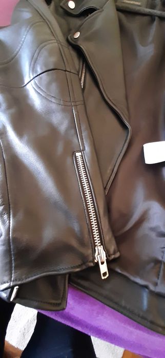 Casaco novo em pele genuína da casa das peles