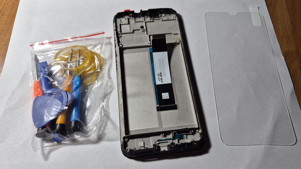 Wyświetlacz do Xiaomi Poco M3 + szybka ochronna + narzędzia
