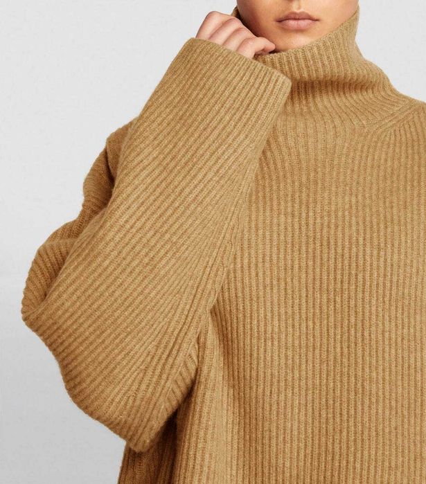 Светр Toteme Wool-blend Rib Knit Camel