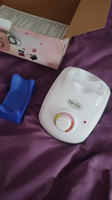 В наборі лише те, що на фото! Машинка для манікюру та педикюру Beauty Nail DM-9-1/208 65 Вт 45000 об/хв White