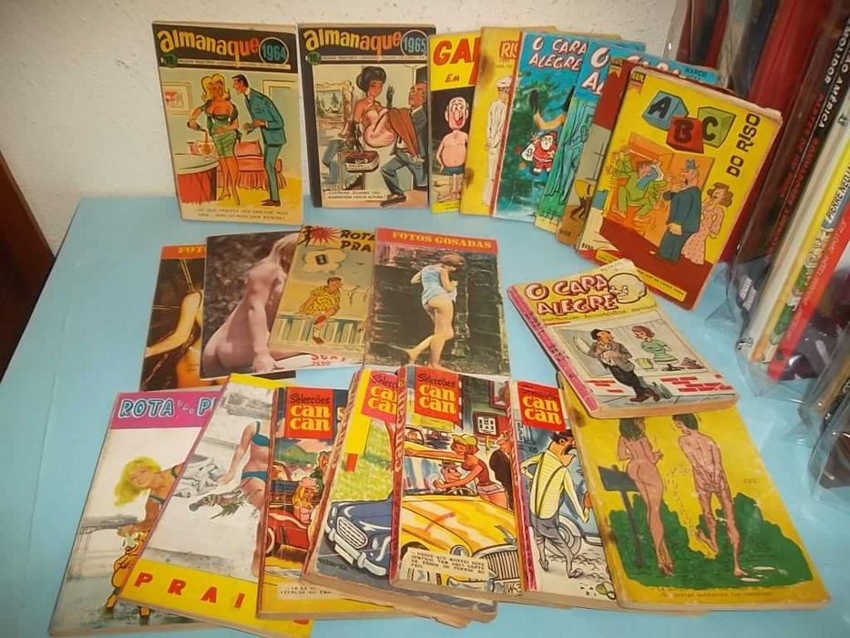 162 Livros de Bolso de Humor Picante e Cartoon anos 50/60/70