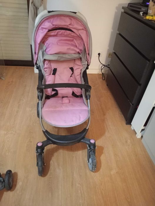 Carro para bebe rosa Zippy