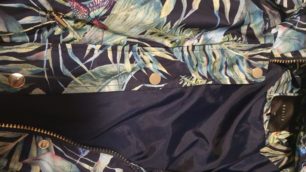 Parka kurtka mohito xs liście