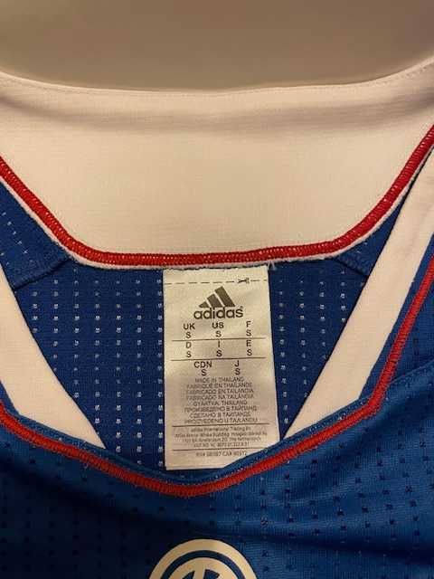 Koszulka koszykarska Francja Adidas rozmiar S
