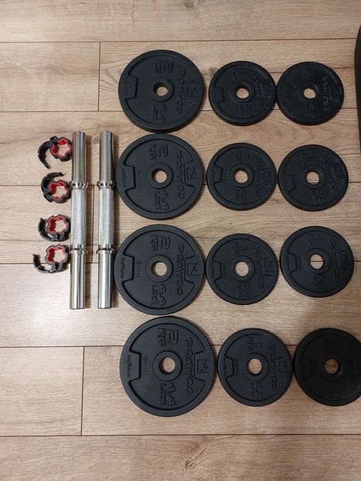 Hantle 20kg Domyos w walizce