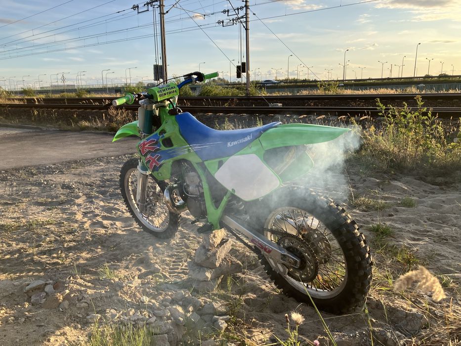Kawasaki KX 250 po odbudowie 1992