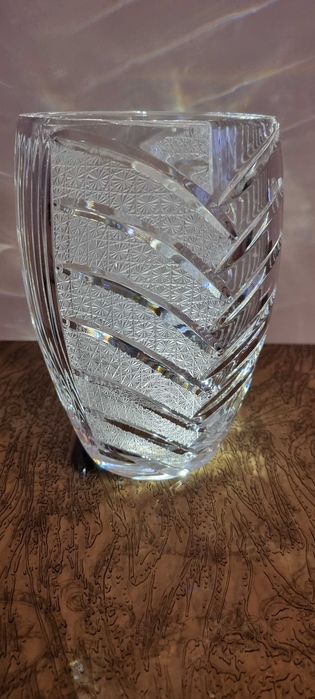 Kryształy, wazony PRL - 10szt.