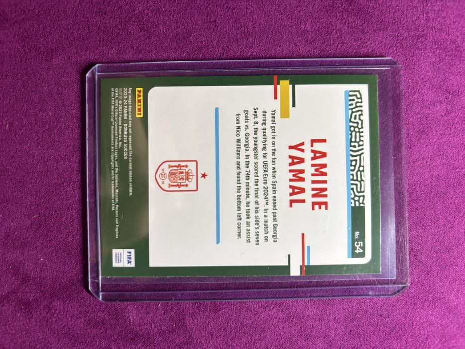 Lamine Yamal rookie card panini donruss