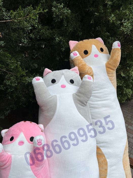 Кот батон 50,70см,90см,110,130 см , длинный кот | Кіт батон