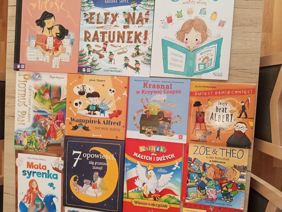 Kolekcja 30 książek dla dzieci.