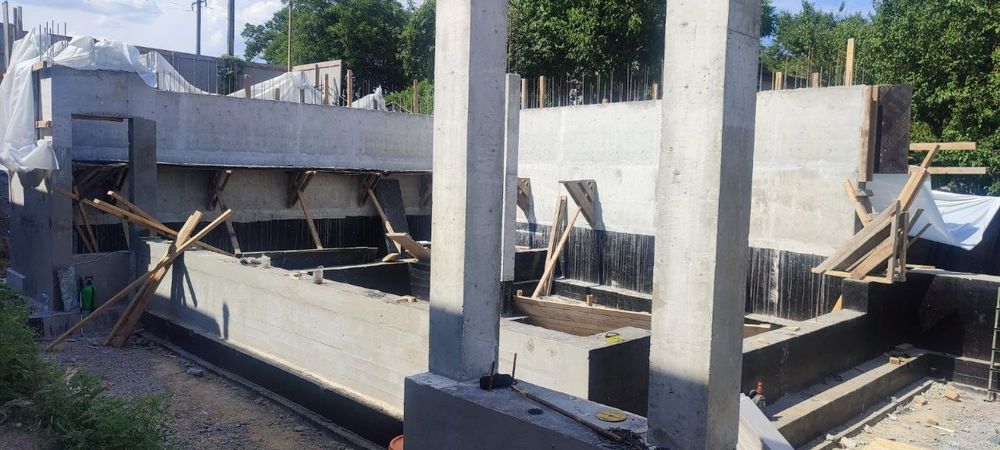 Бетонные работы. Фундамент. Армопояс. Стены - Будівельні послуги Дніпро ...