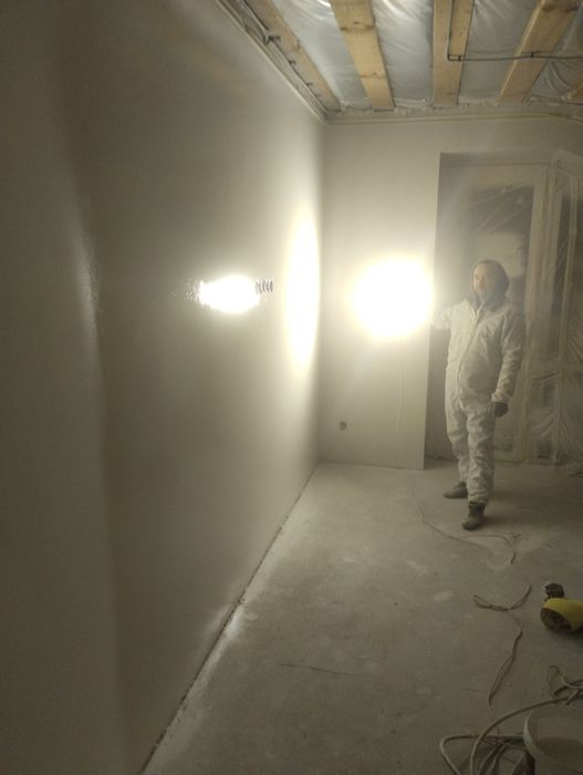 Фарбування ,Шпаклювання стін ,стель