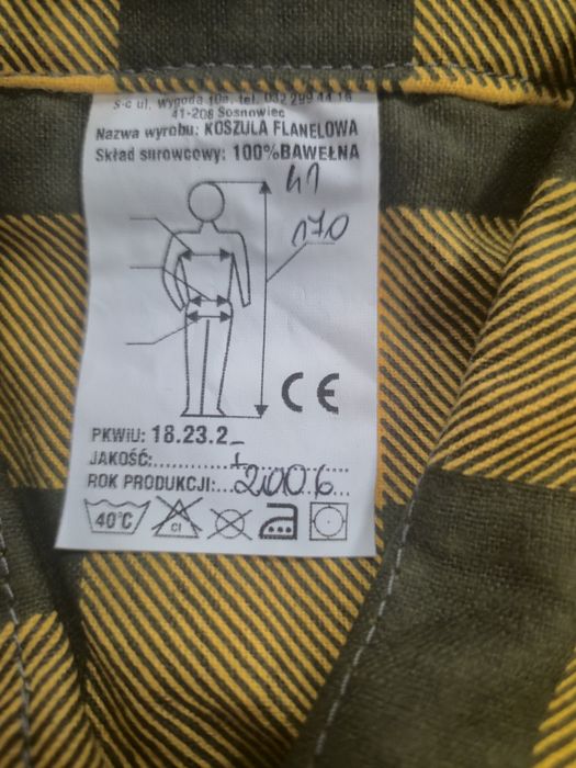 Koszula flanelowa 3 sztuki