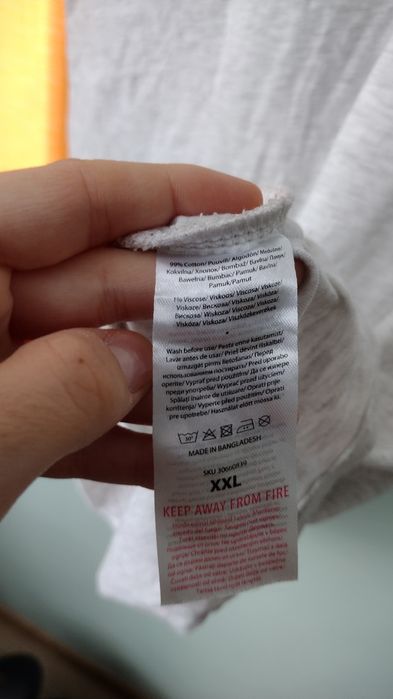 Koszulka zwykła męska r.XXL