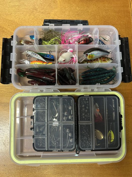 Cana de pesca 2.10 + Carreto + Amostras