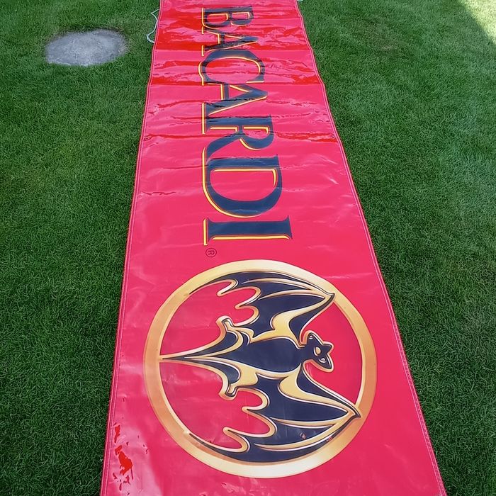 reklama baner bacardi breezer 290 cm x  86 cm