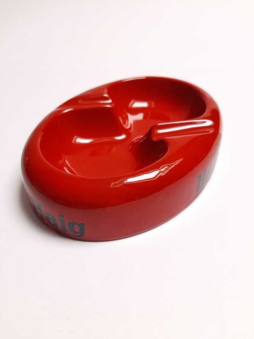 Cinzeiro Vermelho Vintage HAIG Scotch Whisky Carlton Ware