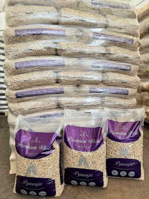 Pellet drzewny, iglasty, dębowy - jakość Gold, certyfikat