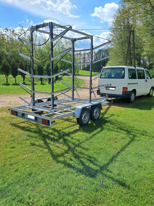 Sprzedam przyczepkę do kajaków - na 16 kajaków