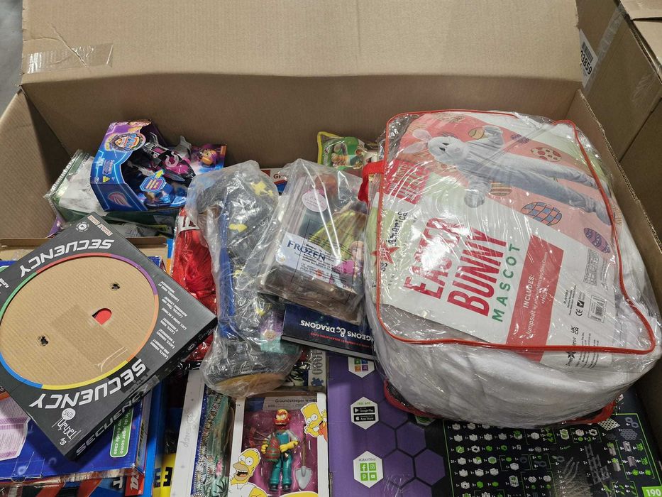 Palety z Zabawkami-Zwroty Konsumenckie-Znane Marki-LEGO/MATTEL/VTech